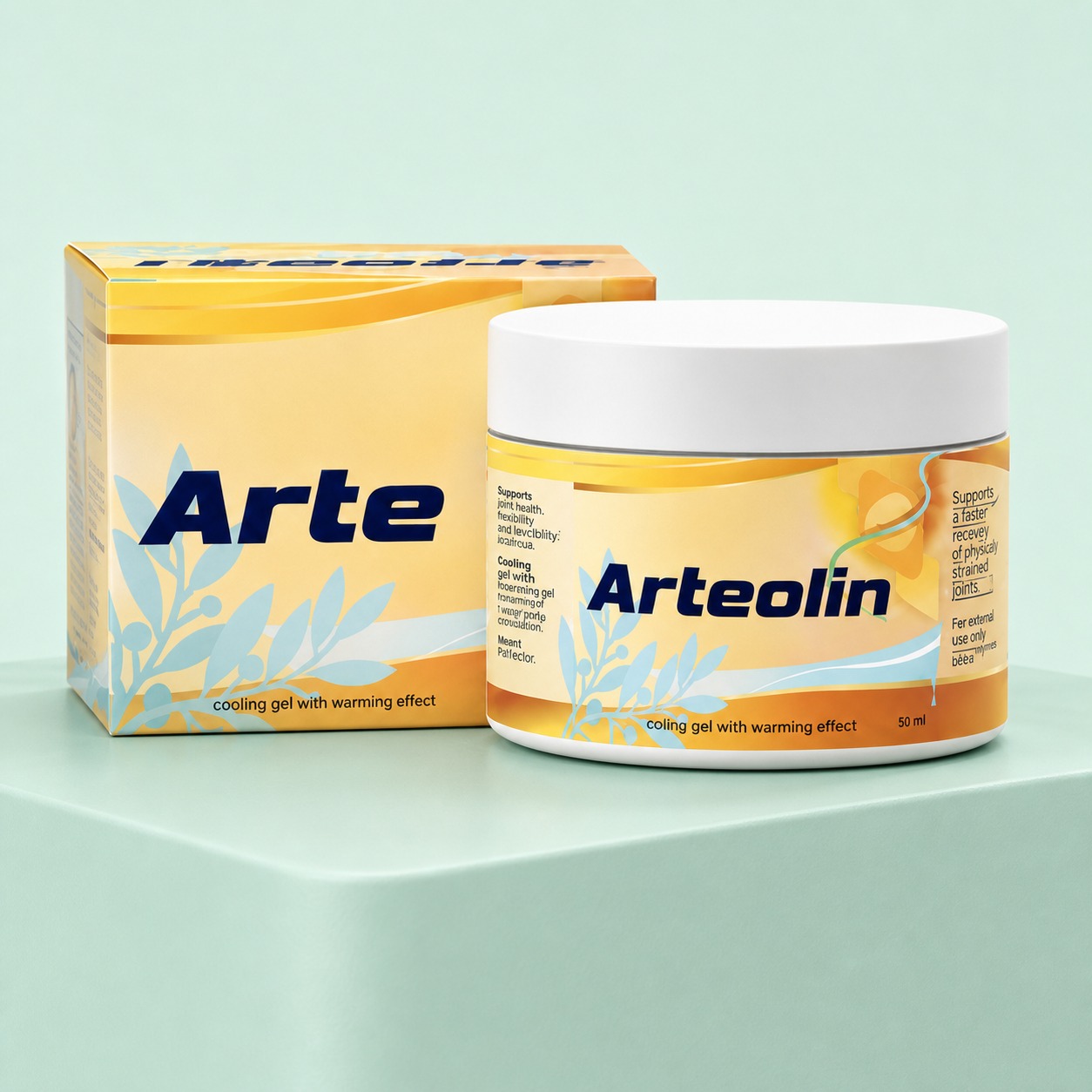 Arteolin — dóza 50 ml a krabička produktu